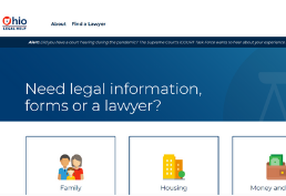Ohio Legal Help homepage