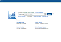 Business Source Premier Homepage
