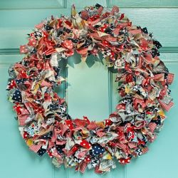 Rag Wreath