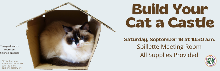 Build Your Cat a Castle