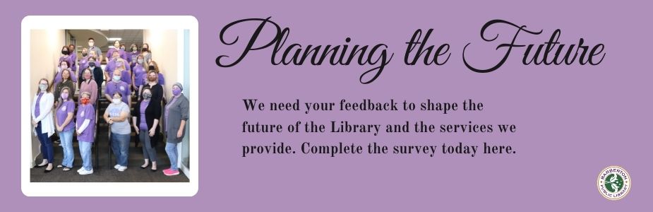 Planning the Future, complete the community survey here